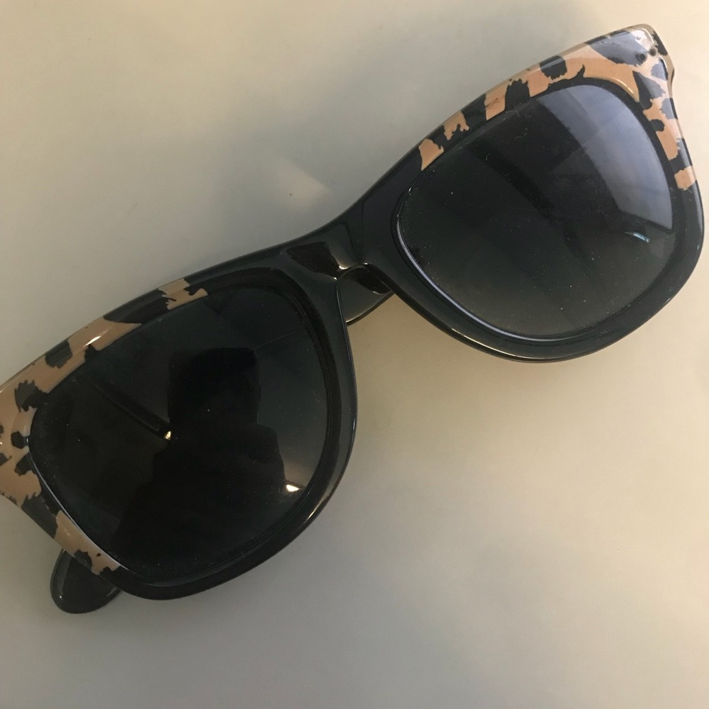 Betsey Johnson leopard print sunglasses